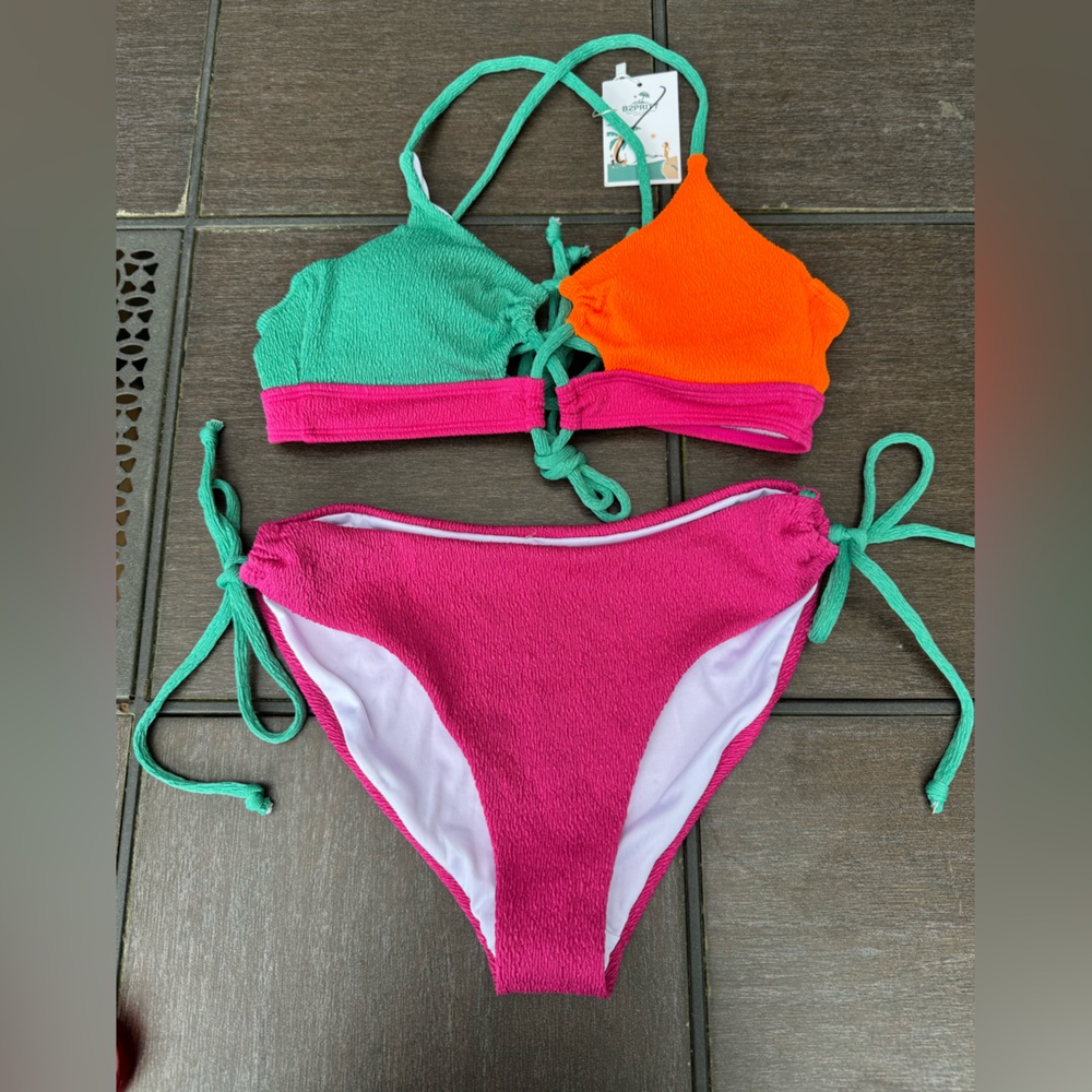 Colorful Women's Bikini Set